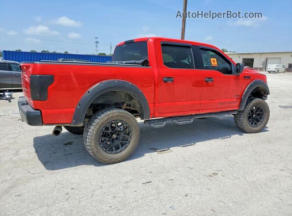 1FTEW1EG7HKC65658 2017 FORD F150 Красный Задняя правая четверть