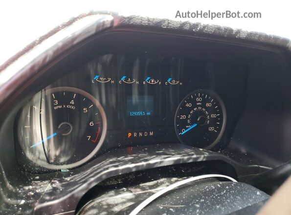 1FTEW1EG7HKC65658 2017 FORD F150 Красный Вид щитка приборов