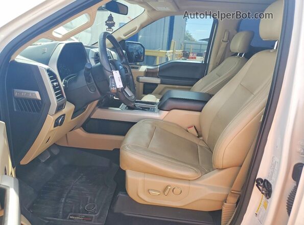 1FTEW1EG7HKC84002 2017 FORD F150 White წინა სალონის ხედი
