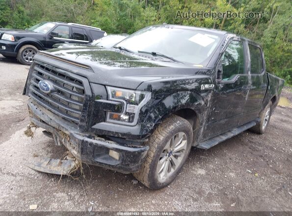1FTEW1EG7HKC95629 2017 FORD F150 Black Przód lewy