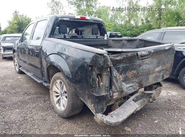 1FTEW1EG7HKC95629 2017 FORD F150 Black Tył lewy