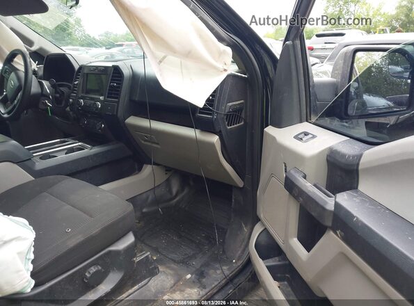 1FTEW1EG7HKC95629 2017 FORD F150 Black Widok wnętrza z przodu