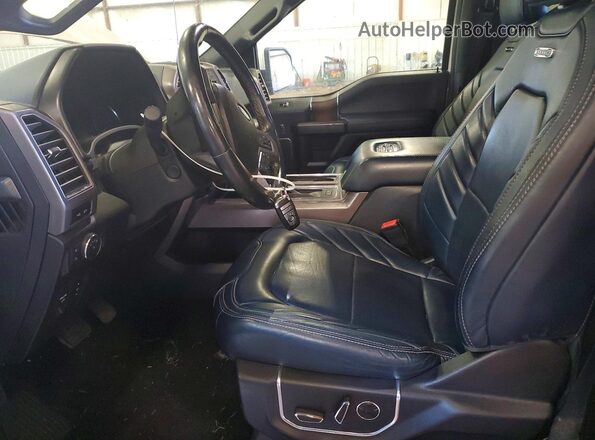 1FTEW1EG7JFA73400 2018 FORD F150 Белый Вид салона спереди