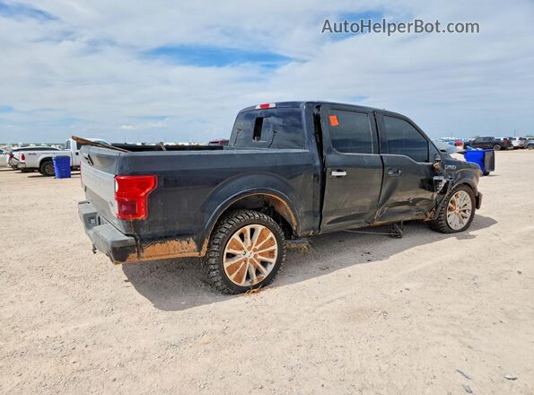1FTEW1EG7KFC45491 2019 FORD F150 Black Tył prawy