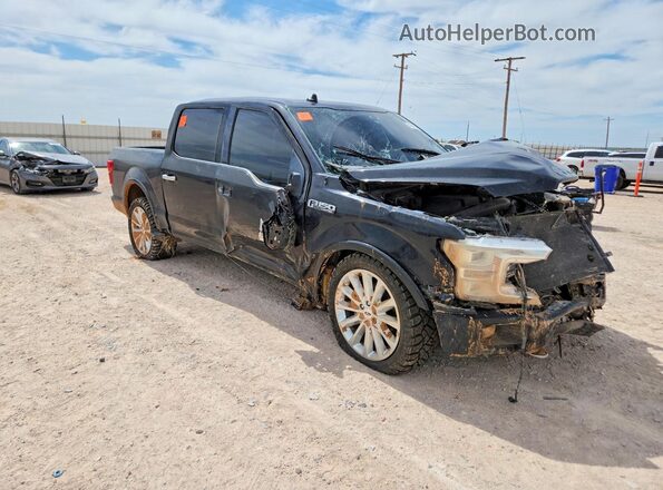 1FTEW1EG7KFC45491 2019 FORD F150 Black Przód prawy