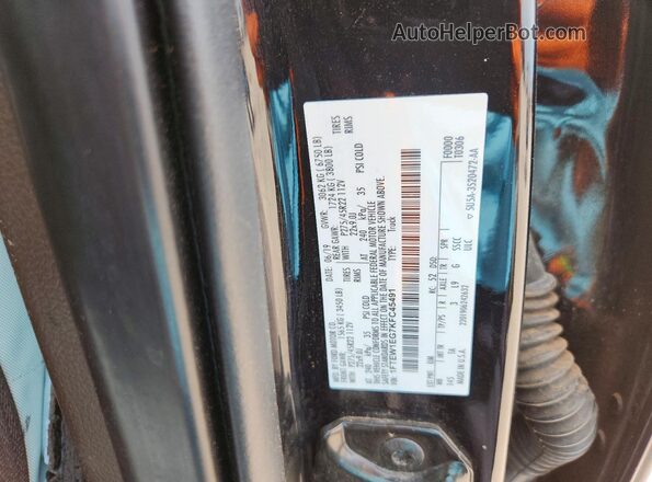 1FTEW1EG7KFC45491 2019 FORD F150 Black Widok komory silnika