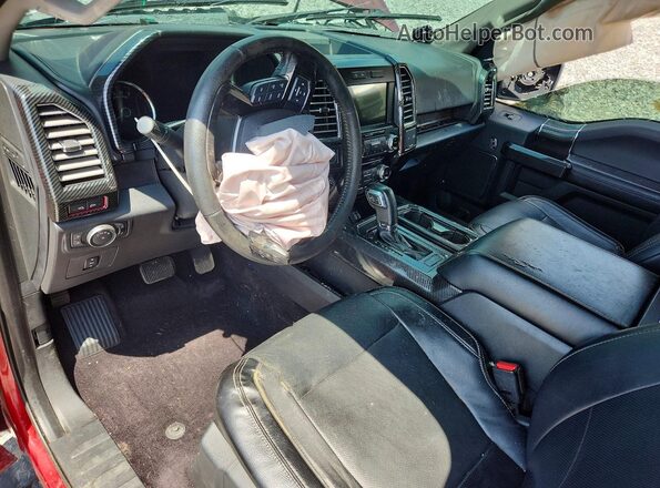 1FTEW1EG8GFA66948 2016 FORD F150 Red წინა პანელის ხედი