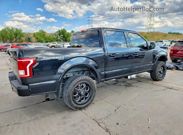 1FTEW1EG8GFC35074 2016 FORD F150 Black Trasero derecho