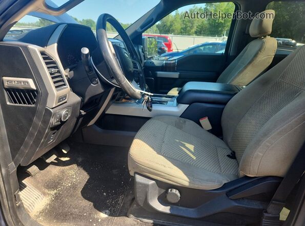 1FTEW1EG8HFC72787 2017 FORD F150 Blue Front interior view