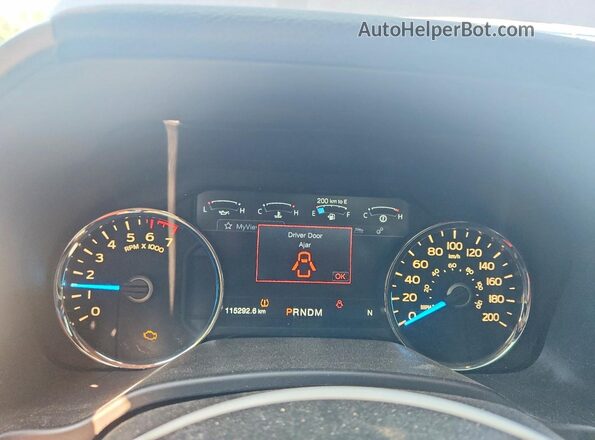 1FTEW1EG8HFC72787 2017 FORD F150 Blue Instrument cluster view