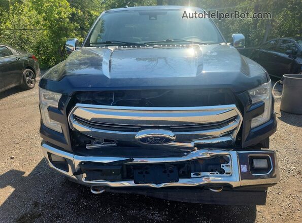 1FTEW1EG8HFC72787 2017 FORD F150 Blue Front view