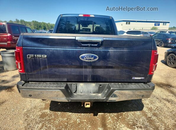 1FTEW1EG8HFC72787 2017 FORD F150 Blue Rear view