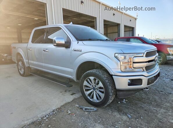 1FTEW1EG8JFA30619 2018 FORD F150 Серый Передняя правая четверть