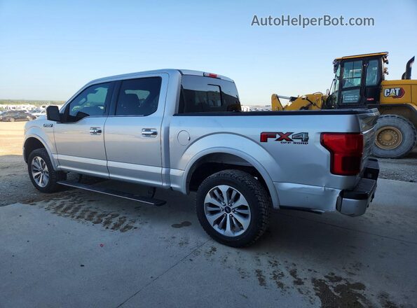 1FTEW1EG8JFA30619 2018 FORD F150 Серый Задняя левая четверть