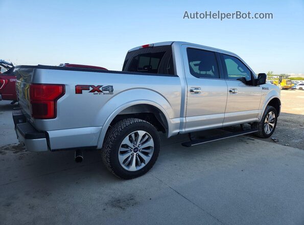 1FTEW1EG8JFA30619 2018 FORD F150 Серый Задняя правая четверть