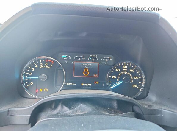 1FTEW1EG8JFA30619 2018 FORD F150 Серый Вид щитка приборов