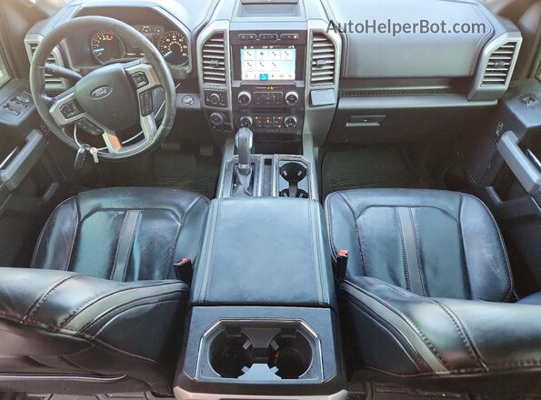 1FTEW1EG8JFA30619 2018 FORD F150 Серый Вид панели приборов