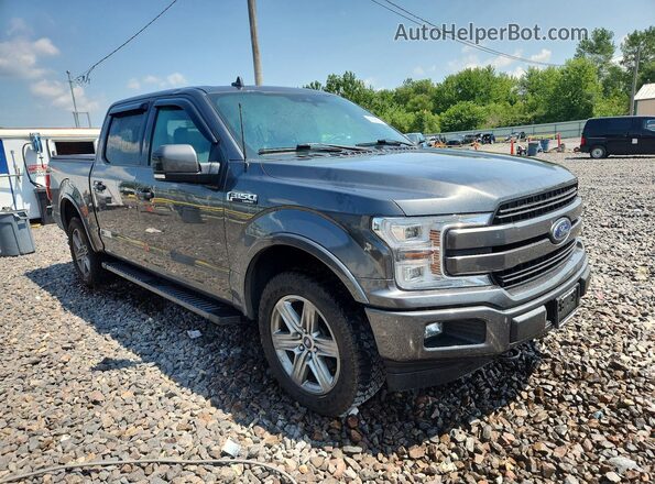 1FTEW1EG8JFA74958 2018 FORD F150 Черный Передняя правая четверть