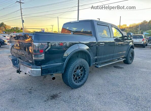 1FTEW1EG8JFA84485 2018 FORD F150 Black წინა მარჯვენა