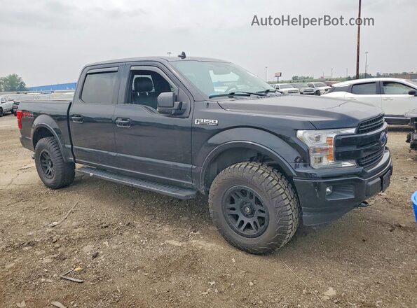 1FTEW1EG8JFB02872 2018 FORD F150 Black Передня права чверть
