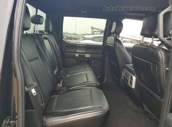 1FTEW1EG8JFB02872 2018 FORD F150 Black Вид задніх сидінь
