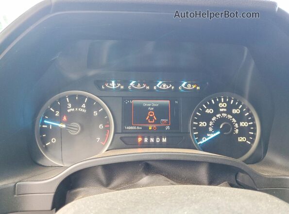 1FTEW1EG8JFC41397 2018 FORD F150 Красный Вид щитка приборов