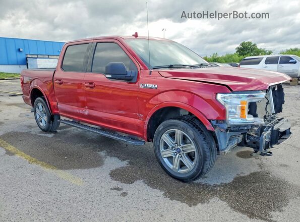 1FTEW1EG8JFC41397 2018 FORD F150 Красный Передняя правая четверть