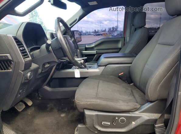 1FTEW1EG8JFC41397 2018 FORD F150 Красный Вид салона спереди
