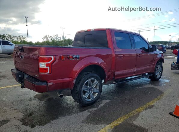 1FTEW1EG8JFC41397 2018 FORD F150 Красный Задняя правая четверть