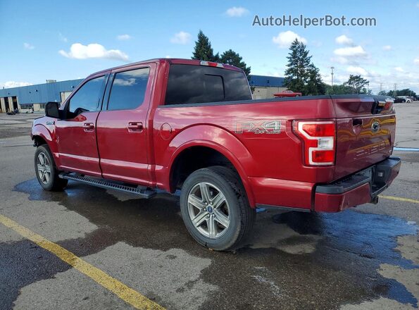 1FTEW1EG8JFC41397 2018 FORD F150 Красный Задняя левая четверть