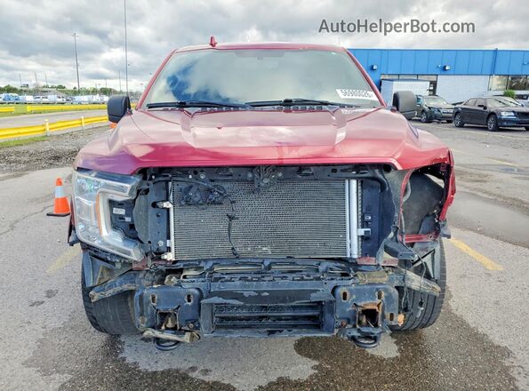 1FTEW1EG8JFC41397 2018 FORD F150 Красный Вид спереди