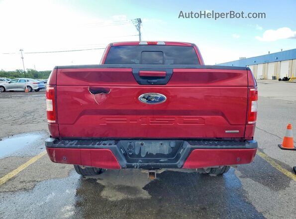 1FTEW1EG8JFC41397 2018 FORD F150 Красный Вид сзади