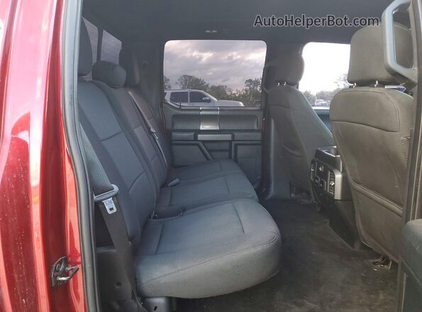 1FTEW1EG8JFC41397 2018 FORD F150 Красный Вид задних сидений
