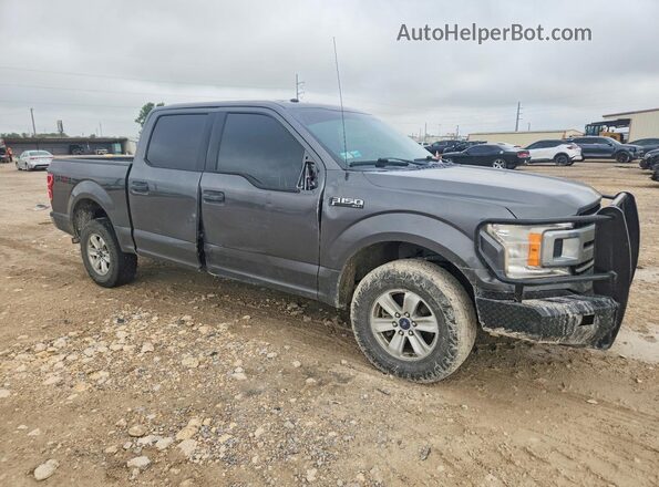 1FTEW1EG8JFC64047 2018 FORD F150 Gray Front right