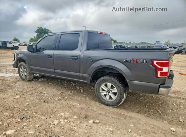 1FTEW1EG8JFC64047 2018 FORD F150 Gray Rear left