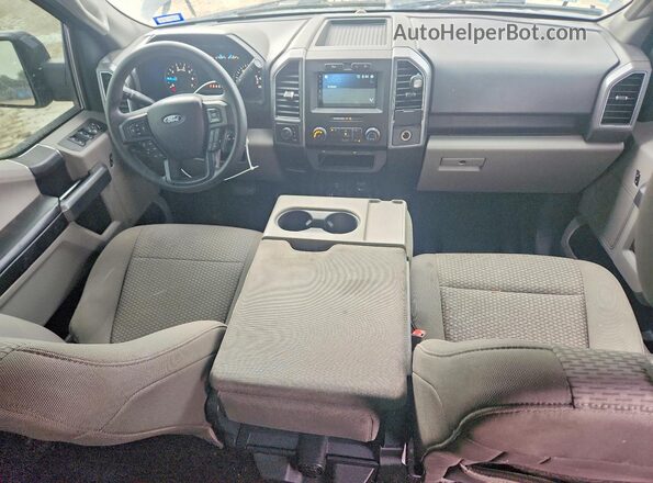 1FTEW1EG8JFC64047 2018 FORD F150 Gray Dashboard view
