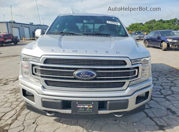 1FTEW1EG8JFC86114 2018 FORD F150 Silver წინა ხედი