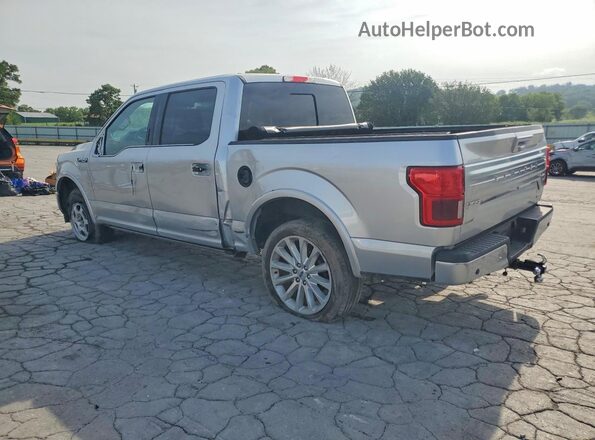 1FTEW1EG8JFC86114 2018 FORD F150 Silver უკანა მარცხენა