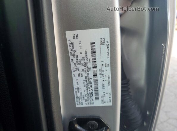 1FTEW1EG8JFC86114 2018 FORD F150 Silver ძრავის განყოფილების ხედი