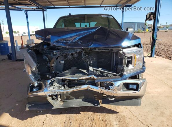 1FTEW1EG8JKF36488 2018 FORD F150 Blue Front view