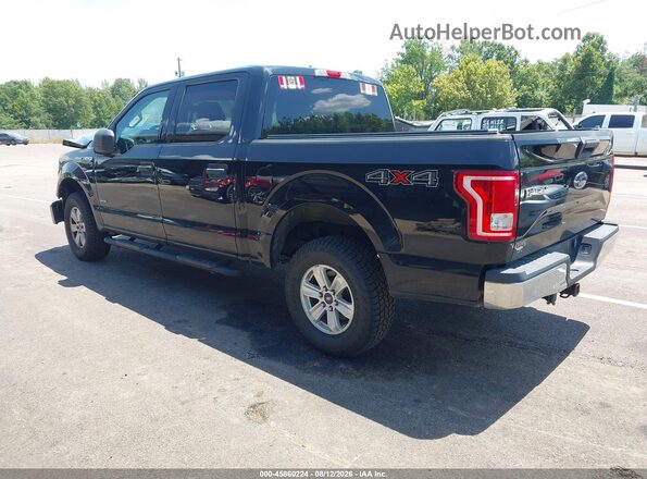 1FTEW1EG9GFA16074 2016 FORD F150 Black Rear left