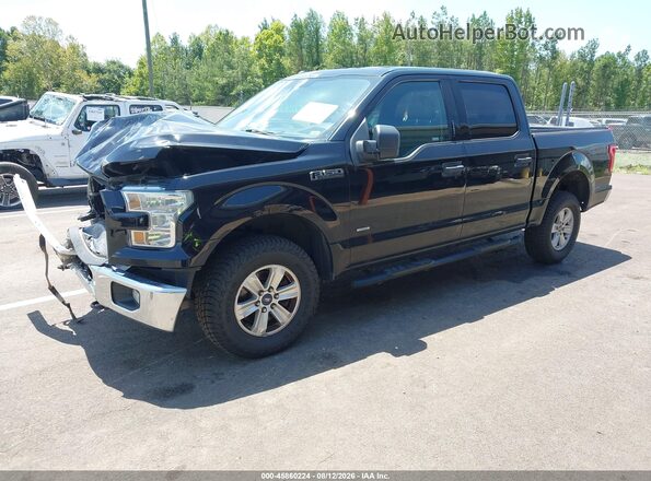1FTEW1EG9GFA16074 2016 FORD F150 Black Front left