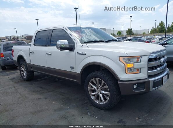 1FTEW1EG9GFB70560 2016 FORD F150 White Rear interior view