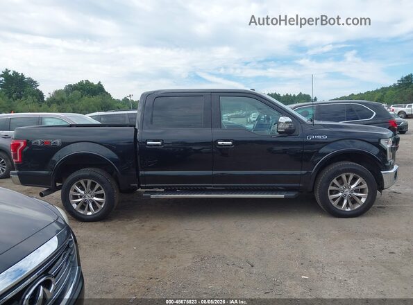 1FTEW1EG9GFB89495 2016 FORD F150 Black Rear interior view