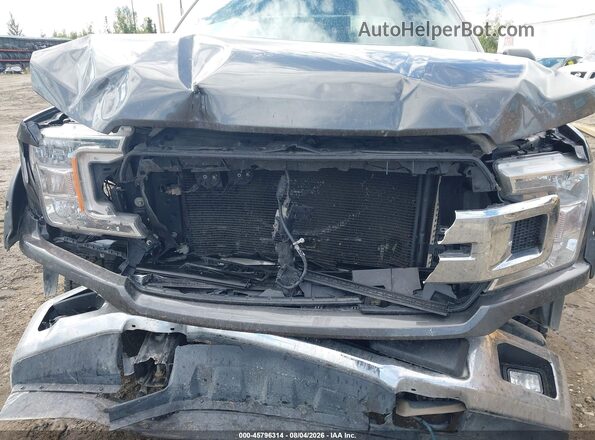 1FTEW1EG9JFB88483 2018 FORD F150 Gray Widok z przodu