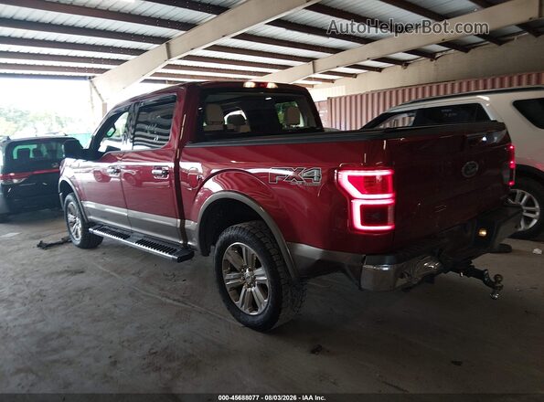 1FTEW1EG9JFC09994 2018 FORD F150 Red უკანა მარცხენა