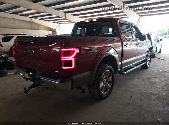 1FTEW1EG9JFC09994 2018 FORD F150 Red უკანა მარჯვენა