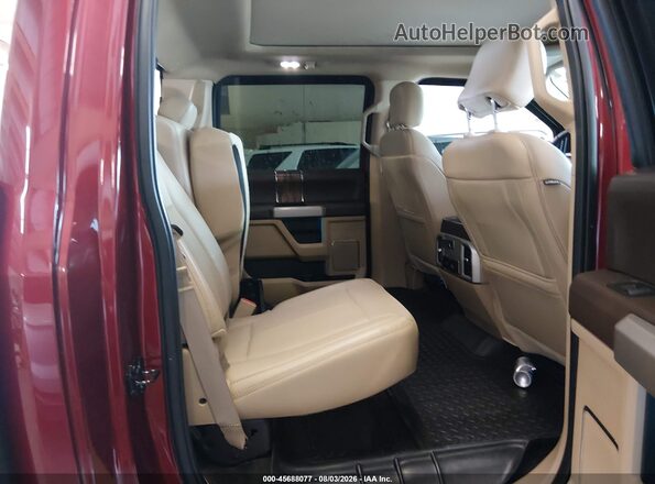 1FTEW1EG9JFC09994 2018 FORD F150 Red VIN კოდის სტიკერის ხედი