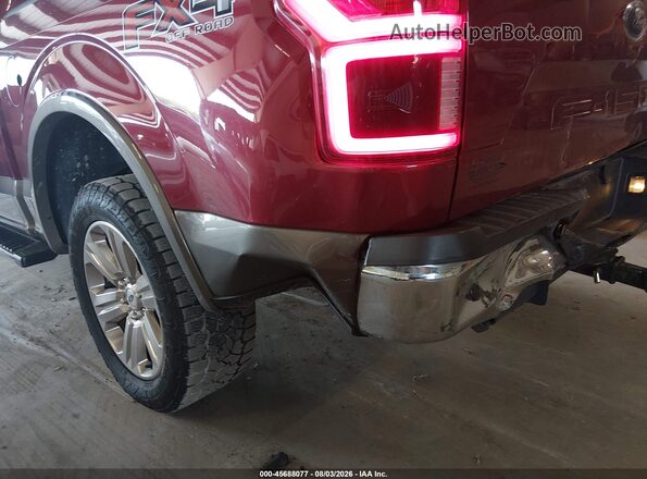 1FTEW1EG9JFC09994 2018 FORD F150 Red 