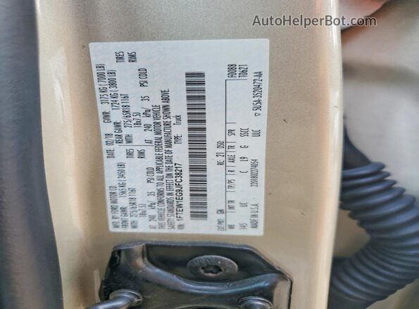 1FTEW1EG9JFC38217 2018 FORD F150 Бежевый Вид подкапотного пространства